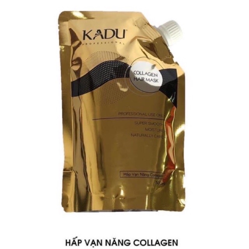 Hấp túi phục hồi tóc vạn năng KADU Collagen Hair Mask 500ml