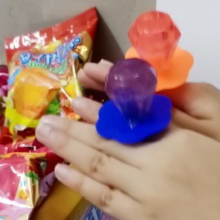 Kẹo nhẫn hoa quả mix các vị🍇🍓🍊