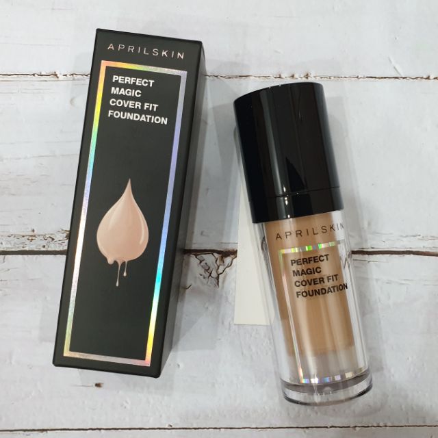 KEM NỀN april skin magic cover fit foundation