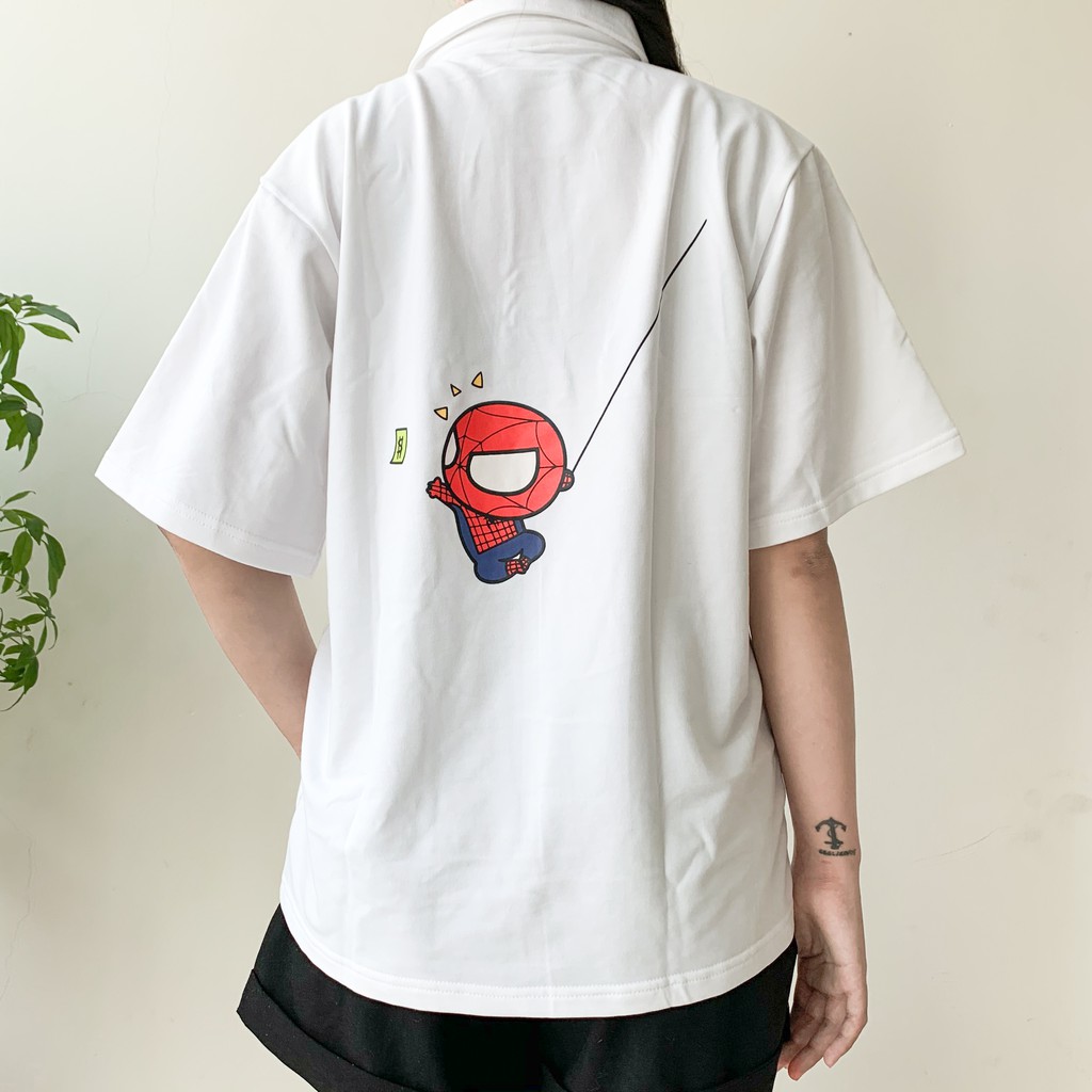 [Mã WASKT304 giảm 15% tối đa 30K đơn 99K] Áo thun áo phông tay lỡ cổ bẻ Polo Unisex 2 màu full size M L XL | BigBuy360 - bigbuy360.vn