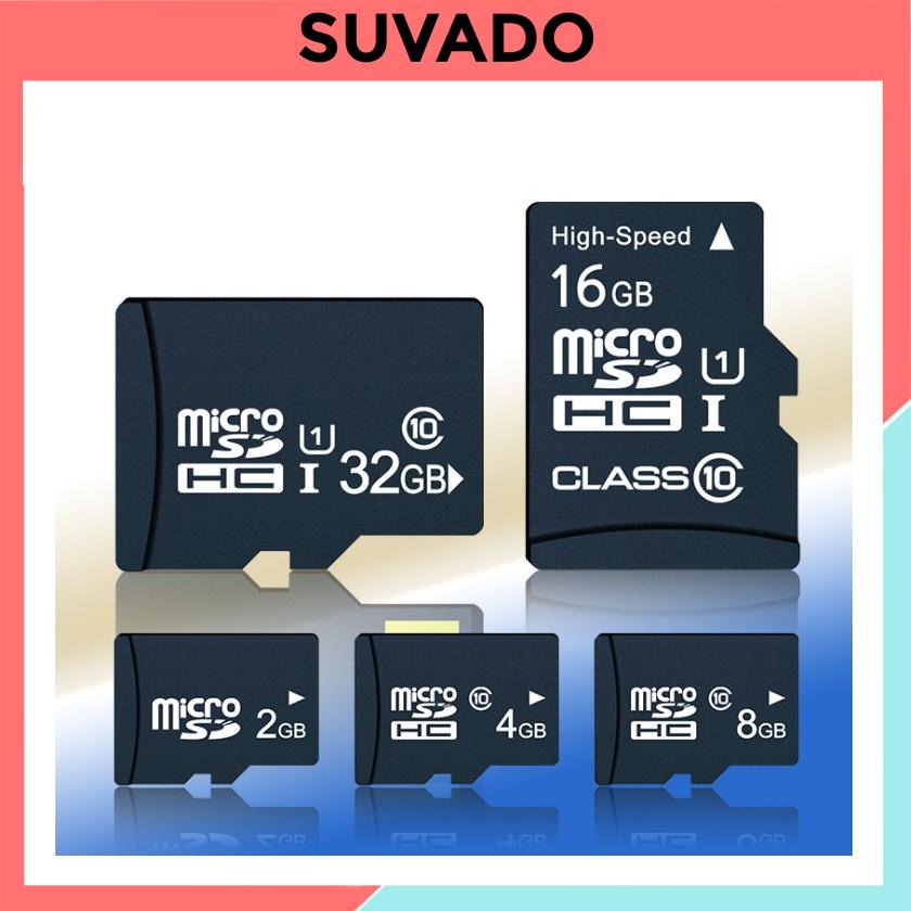 Thẻ nhớ 32gb Class 10 tốc độ cao chuyện dụng cho Camera, Smartphone, máy ảnh, lưu trữ nhạc, game, phim ảnh SUVADO
