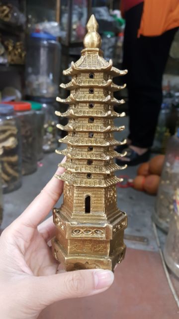 Tháp Văn Xương Bằng Đồng Vàng Cầu Đỗ Đạt | BigBuy360 - bigbuy360.vn