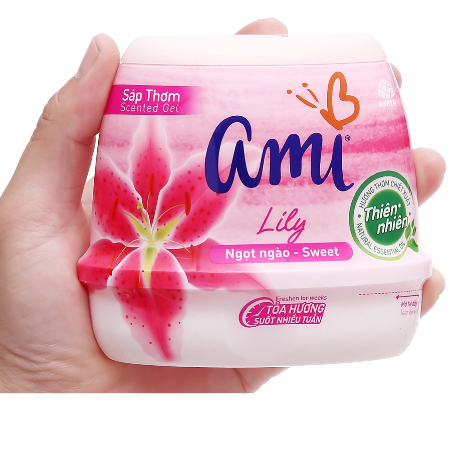 Sáp Thơm AMI 200G -Hương Chanh/ Hương Ylang