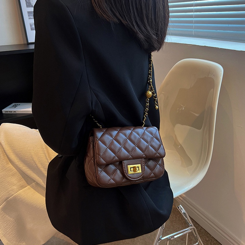 Túi đeo chéo IELGY hình vuông cỡ nhỏ thời trang Hàn Quốc cho nữ