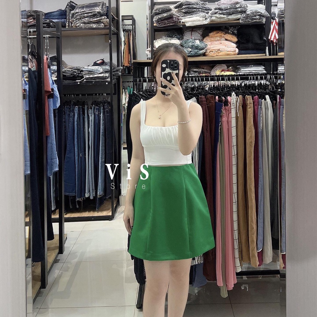 CHÂN VÁY NỮ CHỮ A NGẮN