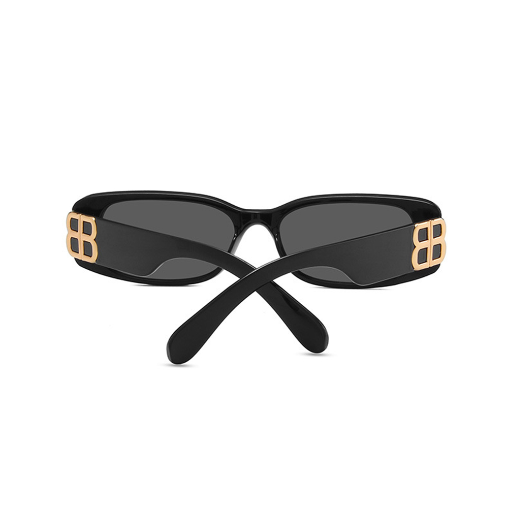 Kính râm gọng chữ nhật phong cách hip hop thời trang Âu Mỹ cho nữ