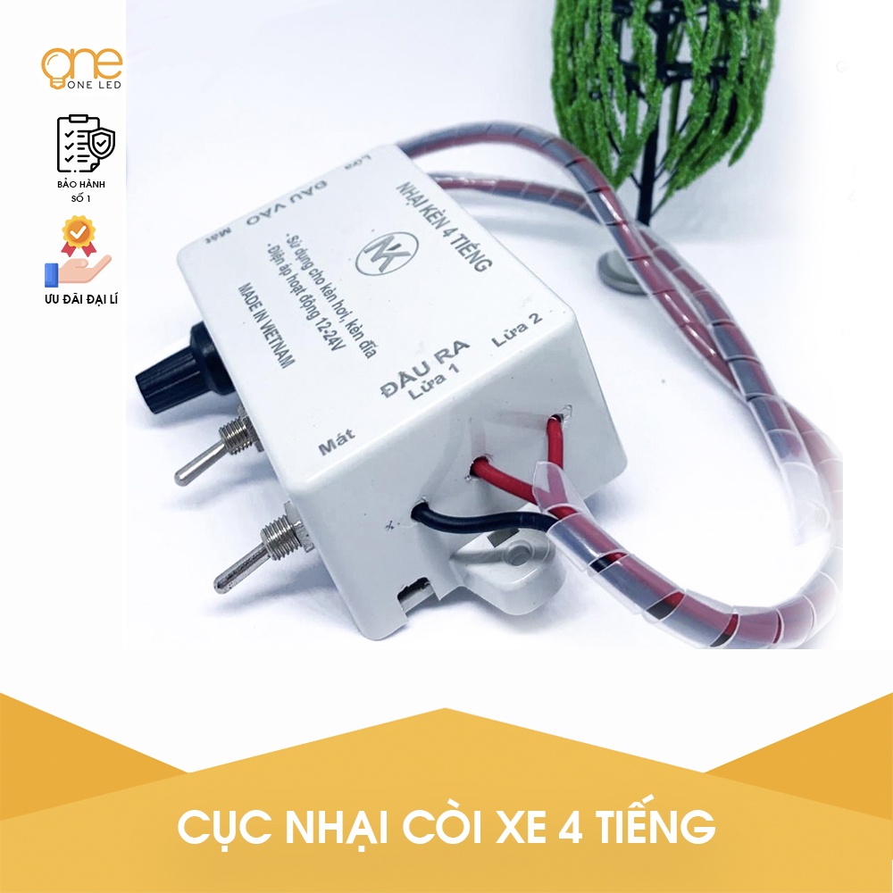 Cục Nhại Còi ô tô, Xe Máy, Xe Máy Điện Lắp Đặt Dễ Dàng