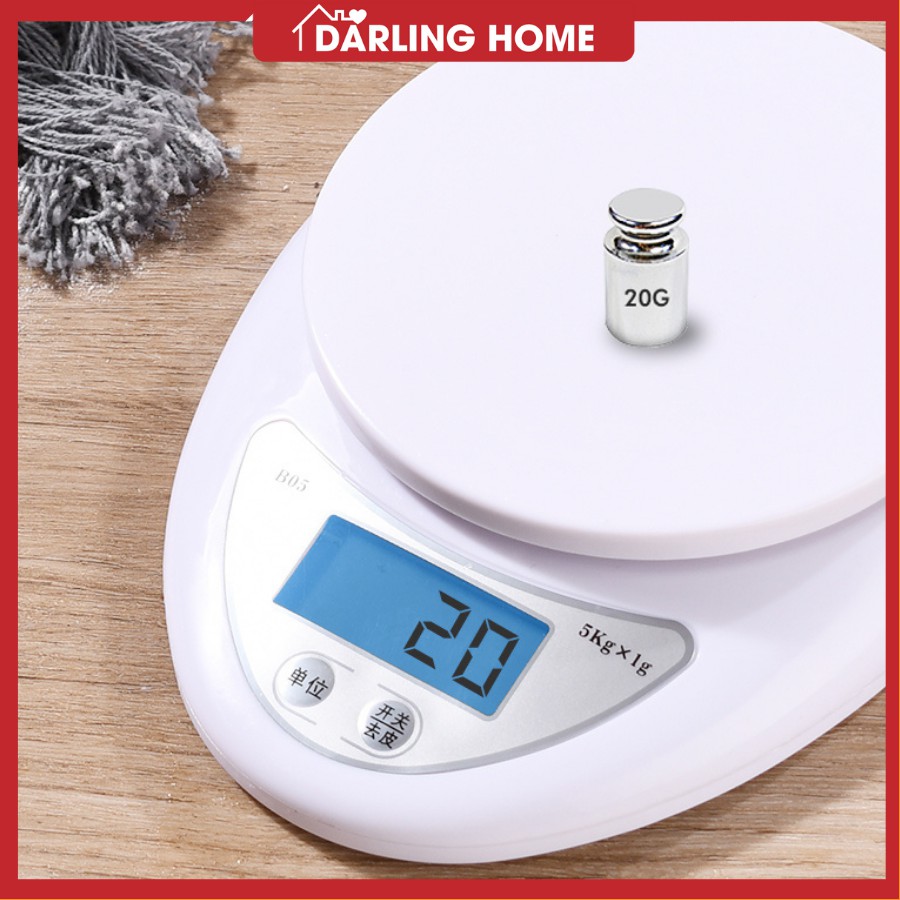 Cân Tiểu Ly Mini Điện Tử Nhà Bếp Chính Xác 1g-5kg