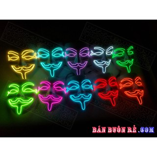 [XẢ KHO 3 NGÀY]  Mặt Nạ Hacker Phát Sáng Đèn Led DJ