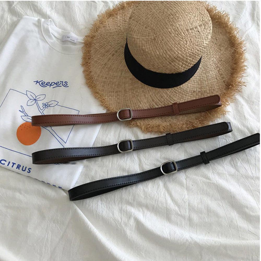 Thắt Lưng Da PU Bản Nhỏ Thời Trang Cho Nữ