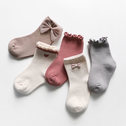 Set 5 đôi tất/vớ cổ cao Nemo Baby phong cách Hàn Quốc siêu xinh cho bé (0-3 tuổi)