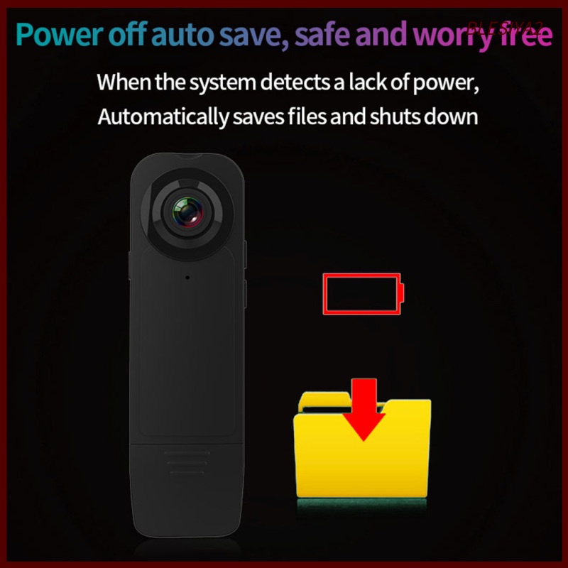 [BLESIYA2] HD 1080P Mini Body Camera Video Recorder Cam with Motion Detection &amp;Night Vision