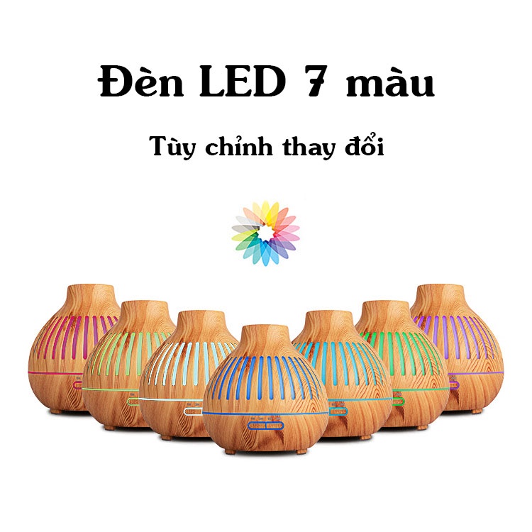 Máy khuếch tán tinh dầu phòng ngủ A11 550ml - Aroma diffuser chính hãng kèm remote