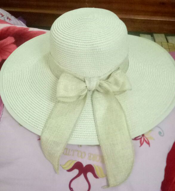 Mũ đi biển thời trang vành rộng (tặng kèm mút)