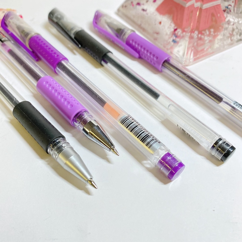 Bút Gel nước ngòi 0.5 cầm êm tay viết nhanh mực đều