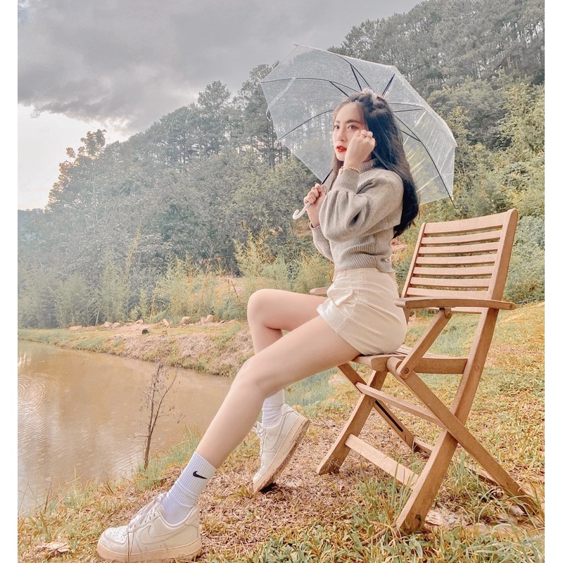 Chân Váy KaKi 2nut - váy kaki 2 túi [Hình thật 100% có quần trọng co dãn mịn dễ phối đồ] | BigBuy360 - bigbuy360.vn