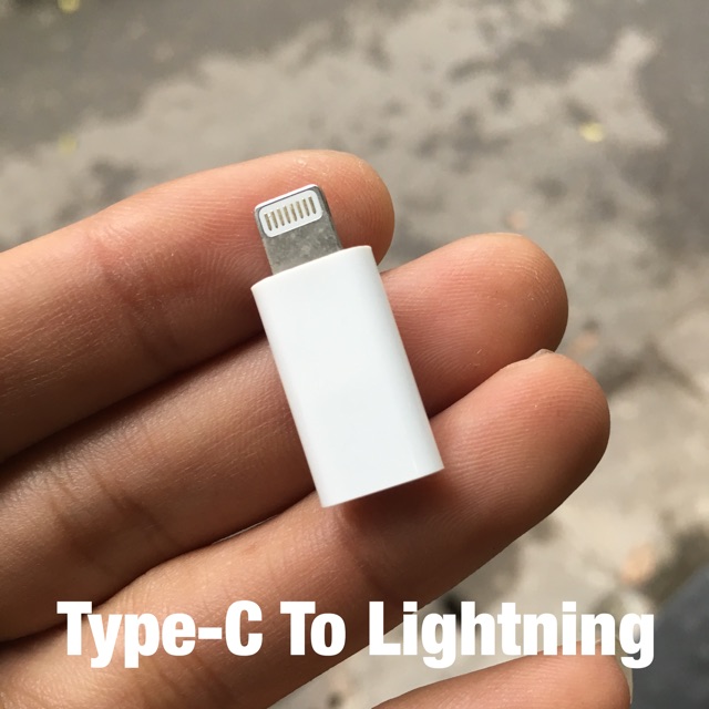Đầu Chuyển Type C Sang Lightning - Type C To Lightning