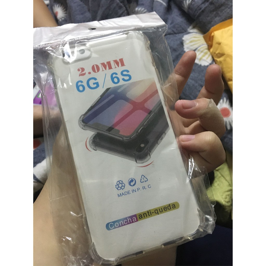 Ốp lưng iPhone 6/Iphone6s Trong suốt Silica Gel Vỏ mềm chống rơi 4,7 inch