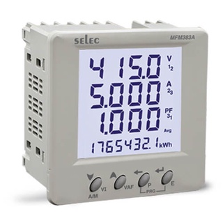 Mfm383 Đồng hồ đo đa chức năng MFM383 A MFM383 A-C mặt 96x96 SELEC