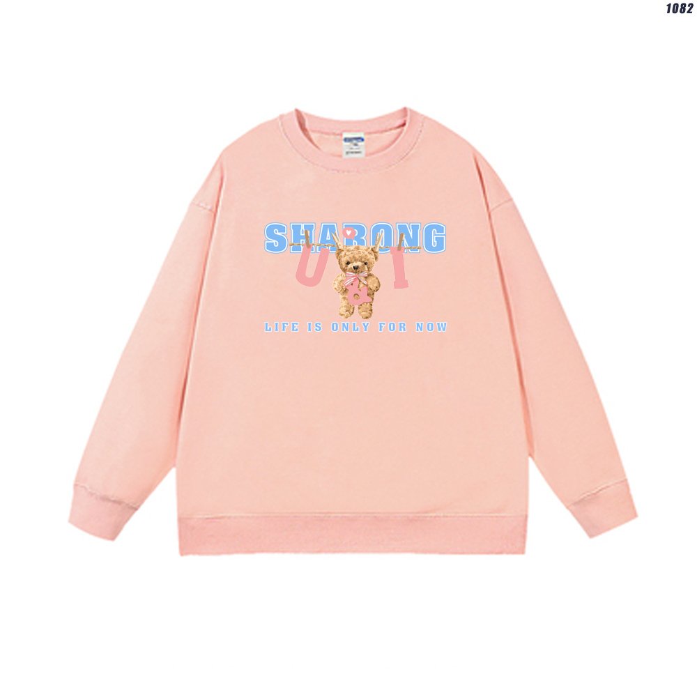 Áo khoác Sweater nỉ bông nam nữ unisex Gấu UI 1082 HY KOREA