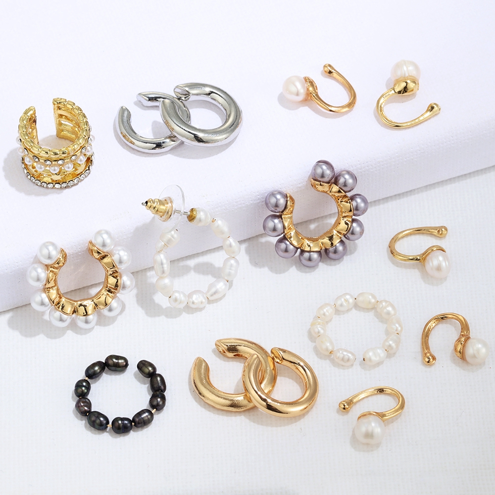 Khuyên Kẹp Tai Không Xỏ Thời Trang Dự Tiệc Cho Nam Và Nữ