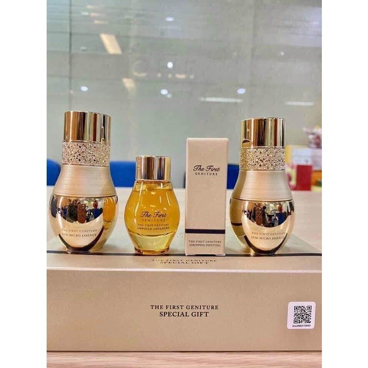Set làm trắng và tăng cường độ hồi cho da Ohui The First Geniture SYM-MICRO ESSENCE 3sp