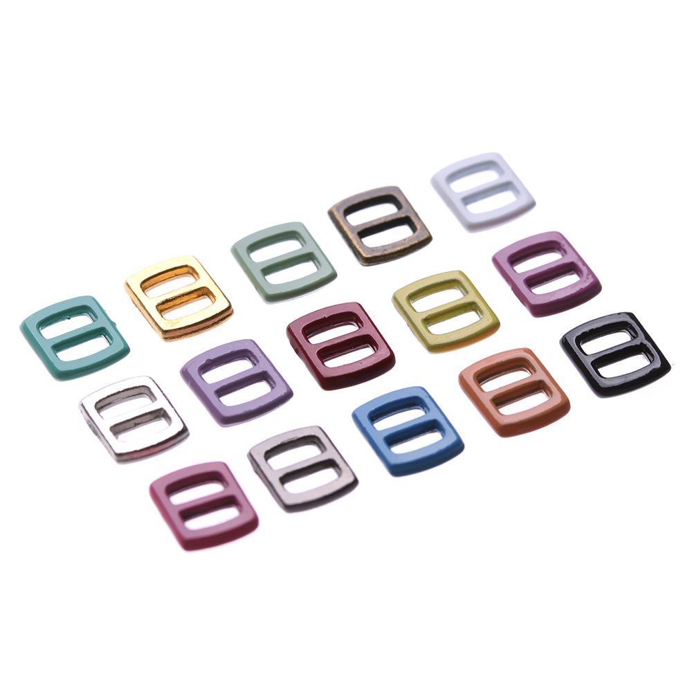 Set 10 Khóa Ba Cạnh Mini Siêu Mỏng Chất Lượng Cao 15 Màu Tùy Chọn Cho Búp Bê