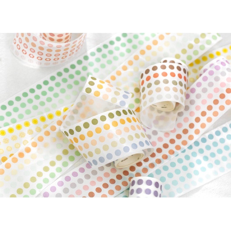 [YB018] Washi dot chấm tròn dùng trang trí🍀🍀🍀