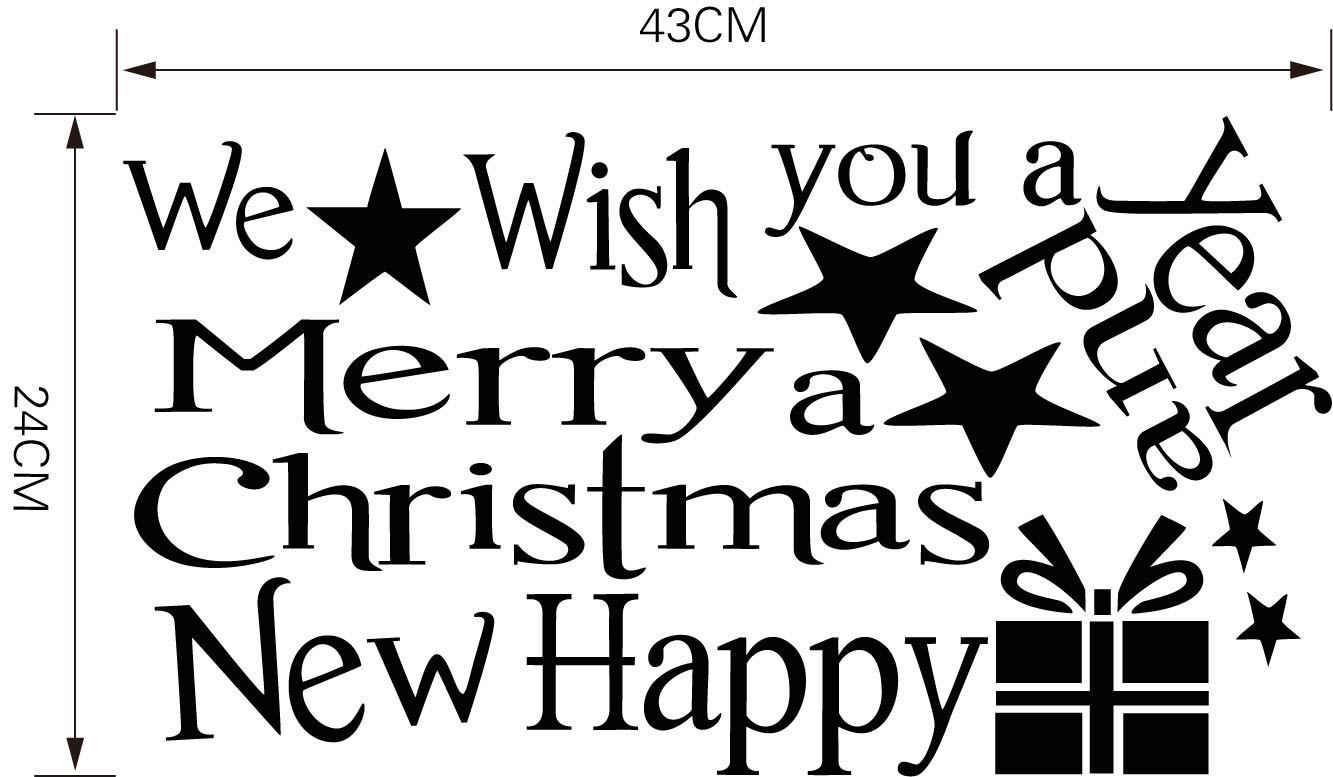 Christmas Decor Wall Window Stickers Merry Christmas Decorations for Home Noel Xmas Gifts Christmas Ornaments New Year 2021