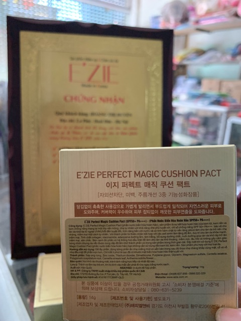 E’ZIE Perfect Magic Cushion Pact SPF50+ PA+++ (Phấn Nước Biến Hóa) EZIE