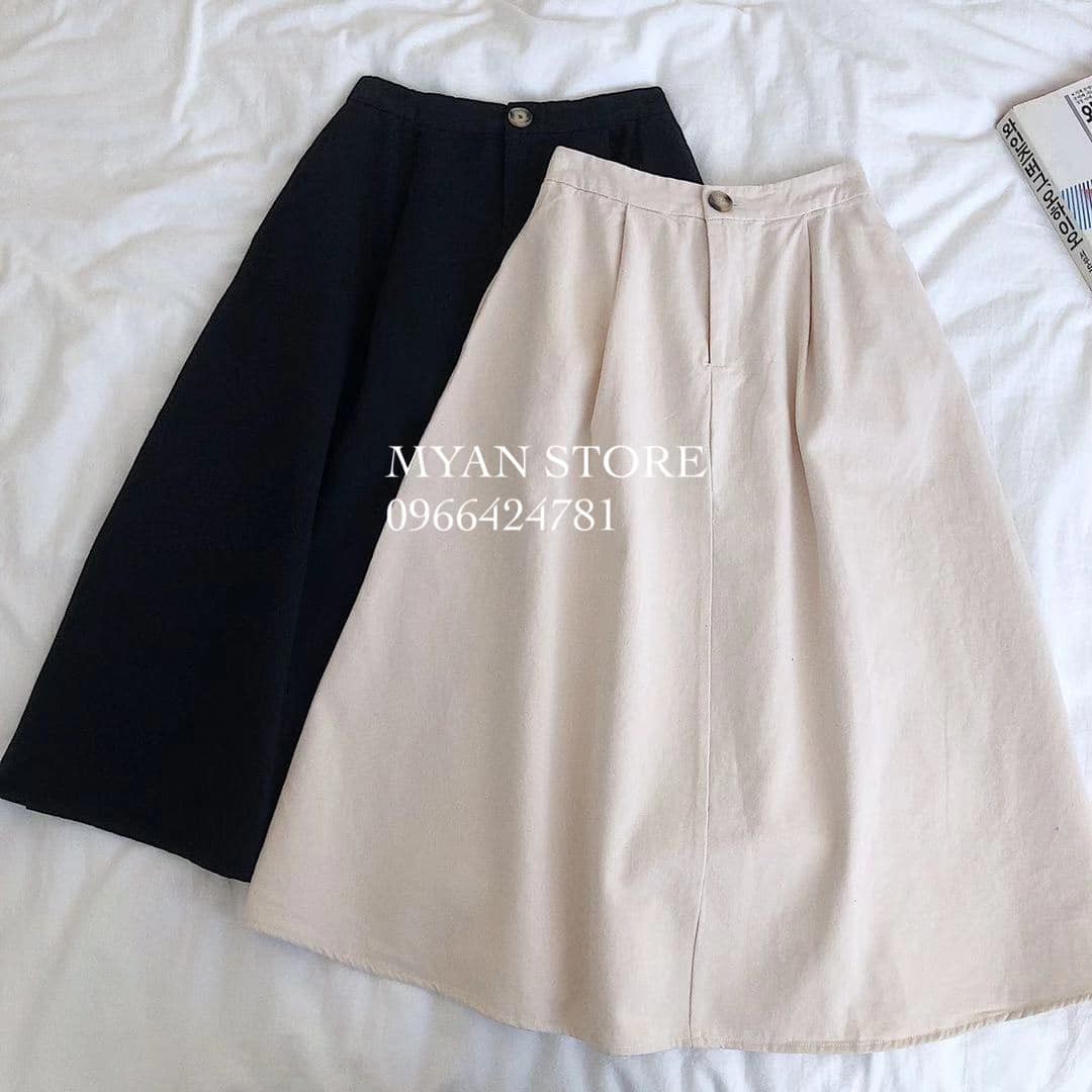 Chân váy thô A cạp chun sau V122016 | BigBuy360 - bigbuy360.vn