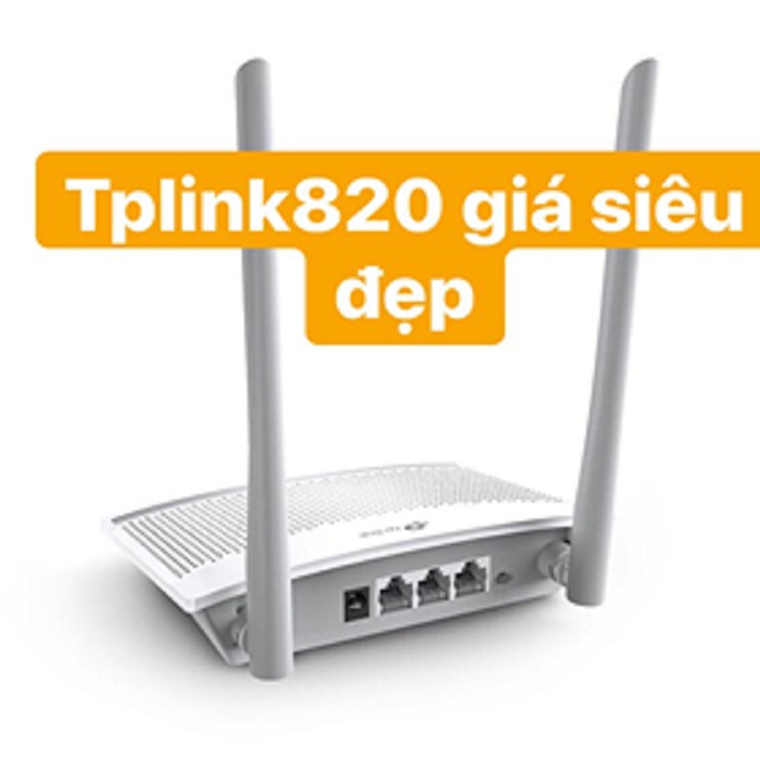 Bộ phát WiFi-Router WiFi TPlink TL-WR 820N chuẩn N tốc độ 300Mbps | WebRaoVat - webraovat.net.vn