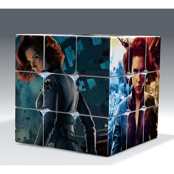 Rubik lắp ghép Marvel Black widown