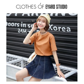 Áo thun cổ tròn basic ngắn tay