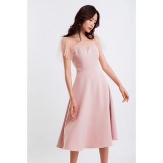 ĐẦM CỔ CÁCH ĐIỆU PHỐI SHEER