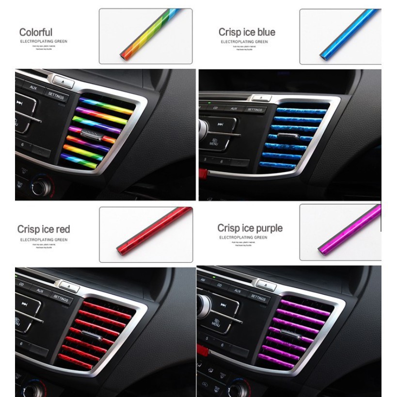 10 Dây Viền Trang Trí Ống Điều Hòa Xe Hơi