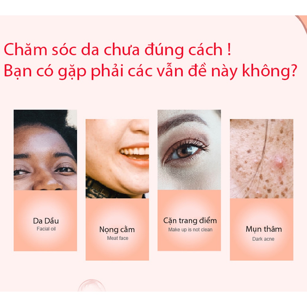 Máy rửa mặt mini cao cấp BR01: Rung massage và nâng cơ tạo cằm Vline 3 trong 1 - Rửa sạch sâu, ngừa mụn làm đẹp da mặt