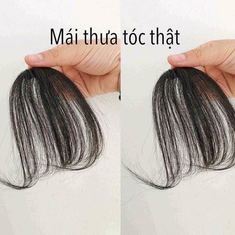 Mái thưa hàng dệt tay- Tóc thật mái bay mỏng