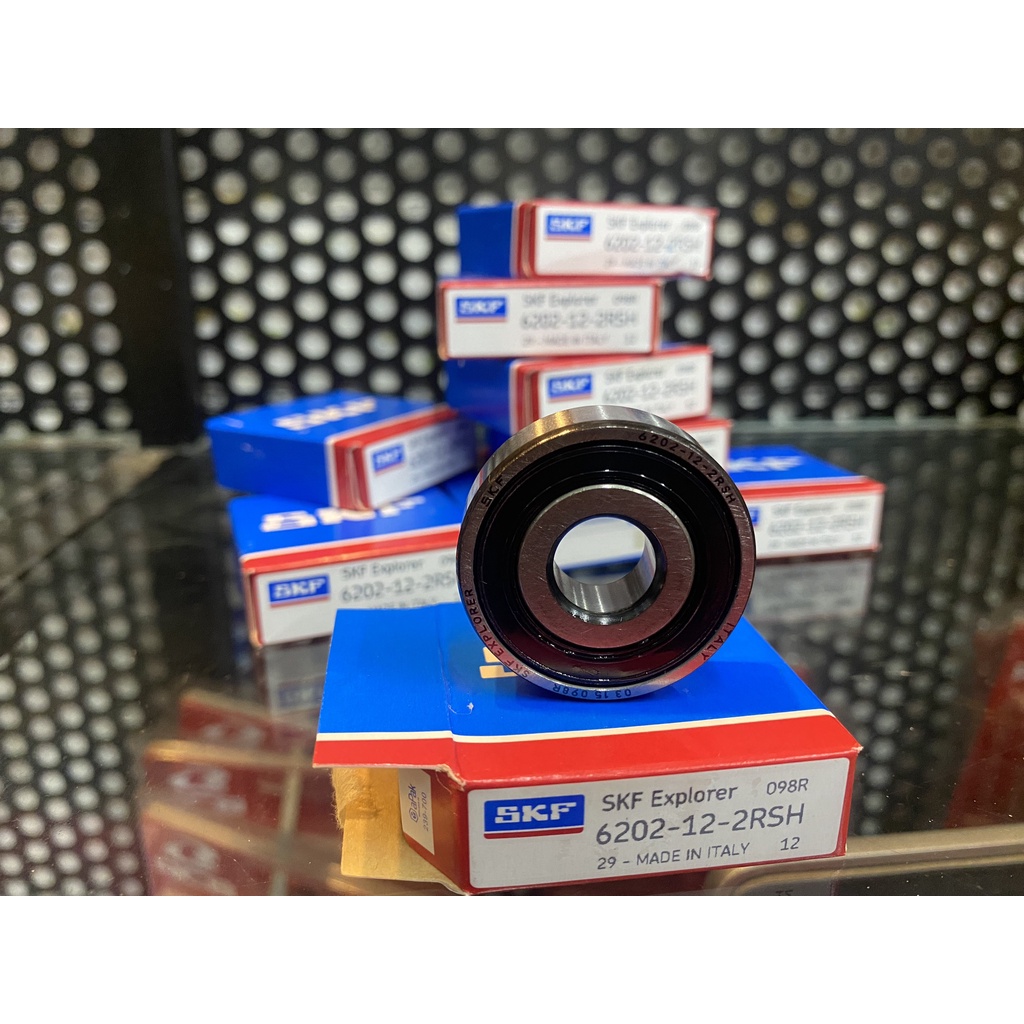 Bạc đạn SKF mâm chế - Lưng 35 lỗ cốt 12 - Mã 6202-12-2RSH