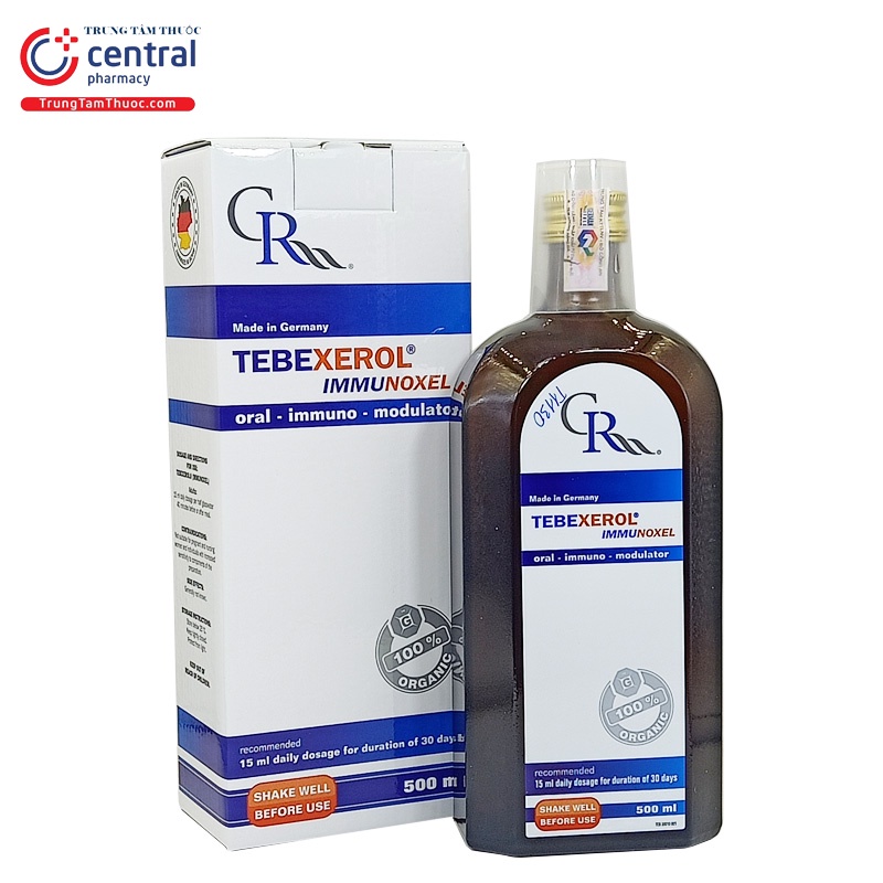 Tebexerol Immunoxel -  - Tăng Cường Miễn Dịch - Nhập Khẩu Nguyên Chai Từ Đức