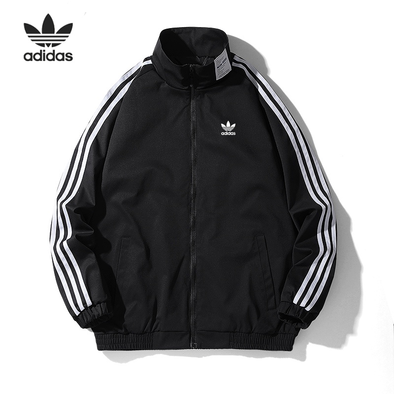 ADIDAS Áo khoác bóng chày cổ đứng dáng rộng phong cách thể thao thời trang xuân thu cho nam
