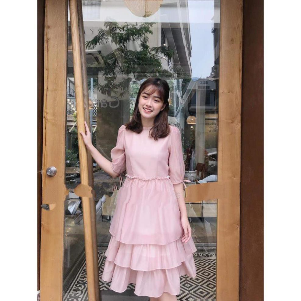 Đầm trắng babydoll bánh bèo dạo phố cực hot [KÈM ẢNH THẬT] | BigBuy360 - bigbuy360.vn