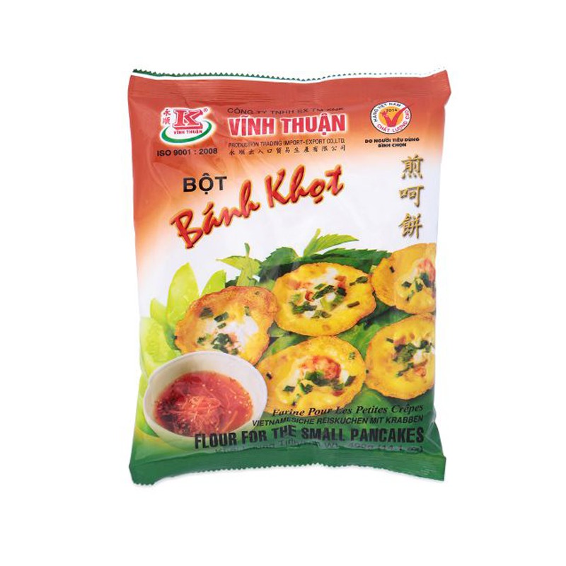 Bột bánh Khọt Vĩnh Thuận 400g đạt tiêu chuẩn xuất Châu Âu