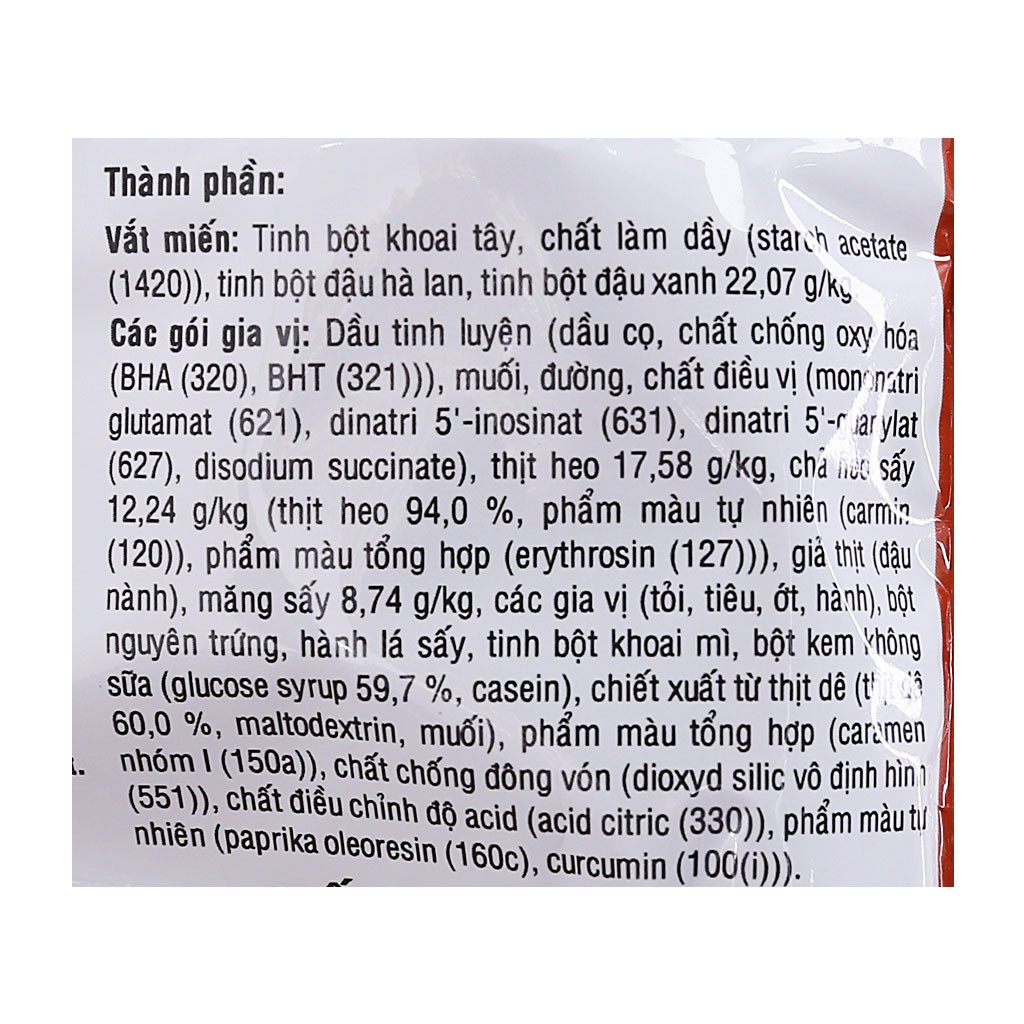 Miến Phú Hương Vị Thịt Heo Nấu Măng Thùng 24 Gói x 57g/gói