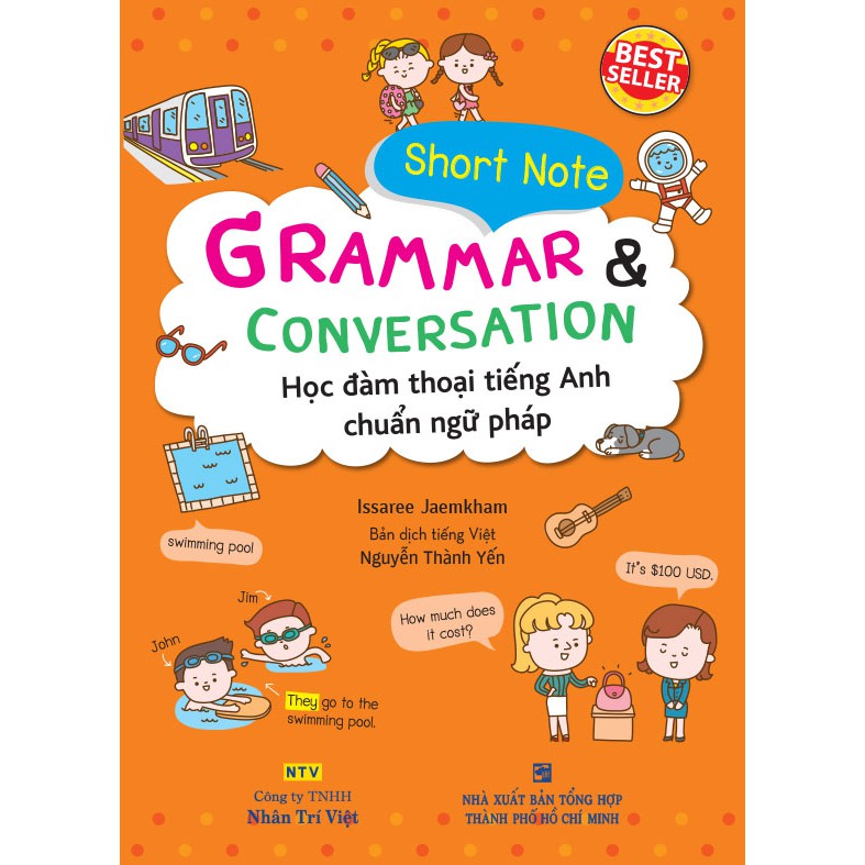 Sách - Short Note Grammar & Conversation, Học đàm thoại tiếng Anh chuẩn ngữ pháp