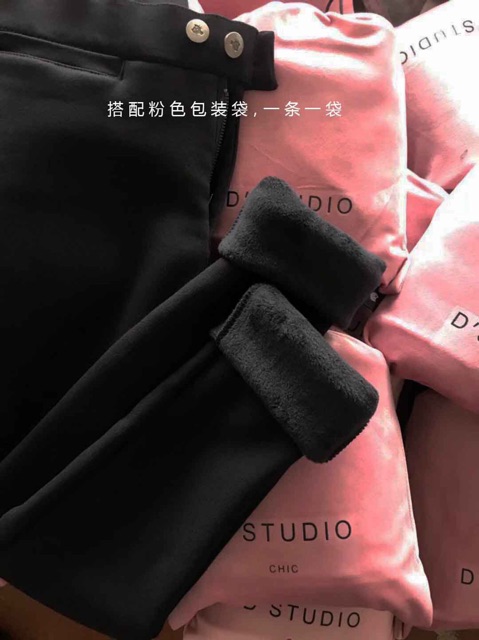 Quần legging lót lông cực ấm cực đẹp D'STUDIO hàng đẹp dày dặn.. | BigBuy360 - bigbuy360.vn