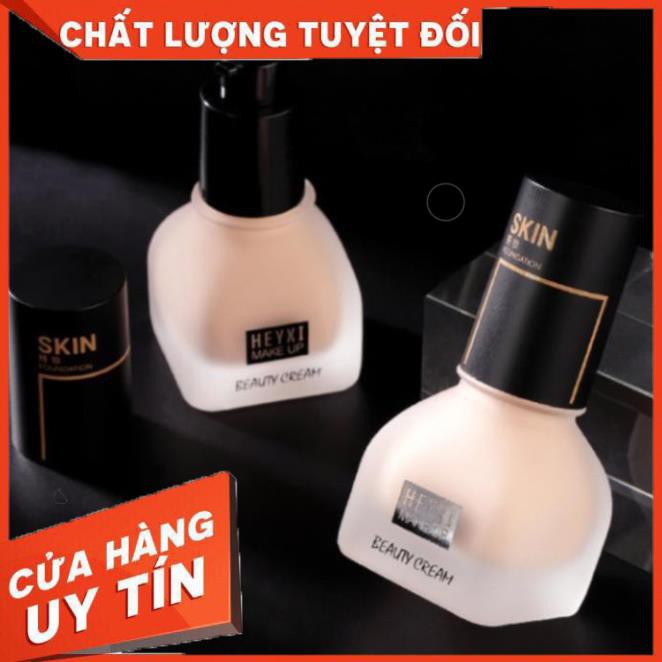 Kem nền dưỡng ẩm HEYXI che phủ khuyết điểm làm đều màu da Beauty Cream Skin Foundation 30ml HEYX14
