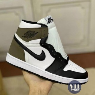 Giày Air Jordan Cao Cổ, Giày jordan Gót Nâu Full size nam nữ