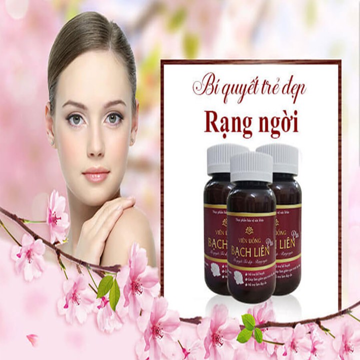 Viên uống Bạch Liên Plus  điều hòa nội tiết tố, chống lão hóa da | BigBuy360 - bigbuy360.vn