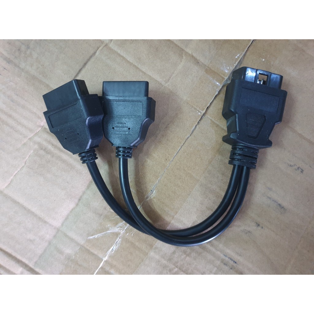 Bộ chia cổng OBD II 2 trên ô tô tiện ích, đồ chơi xe hơi - Shop KingCar